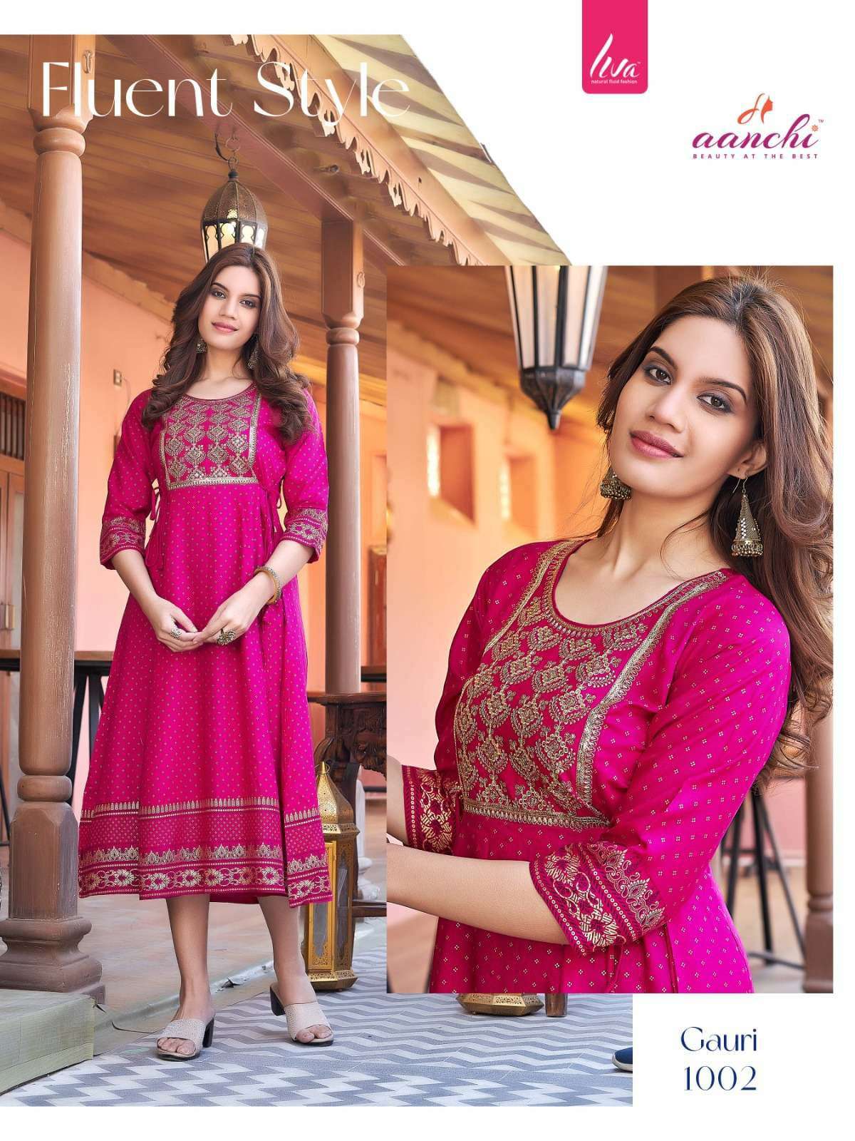 RANI BY LIVA 101 TO 108 SERIES DESIGNER STYLISH FANCY COLORFUL BEAUTIFUL  PARTY WEAR & ETHNIC WEAR COLLECTION PURE RAYON KURTIS AT WHOLESALE PRICE
