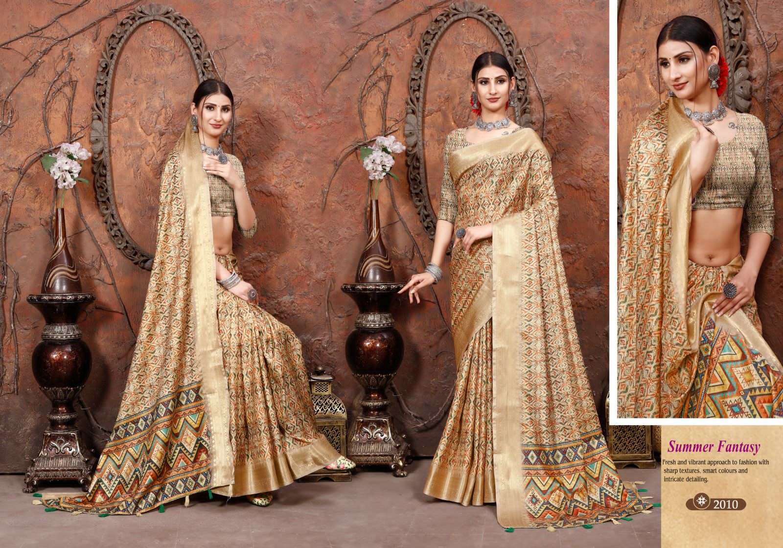 mintorsi heritage digital vol 2 series 2001-2010 Tusser Silk saree