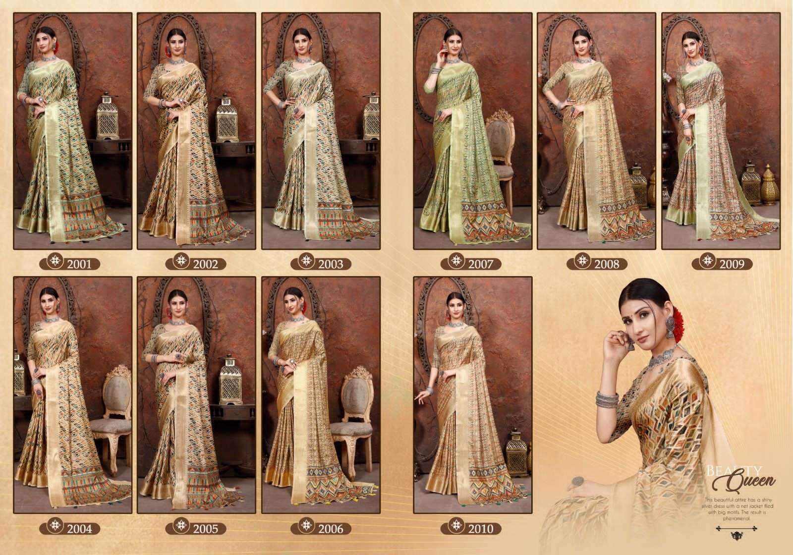 mintorsi heritage digital vol 2 series 2001-2010 Tusser Silk saree