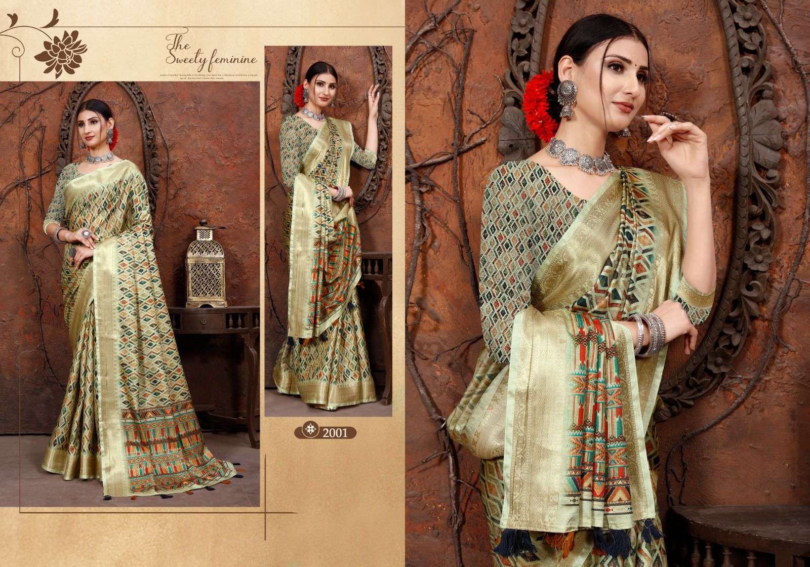 mintorsi heritage digital vol 2 series 2001-2010 Tusser Silk saree
