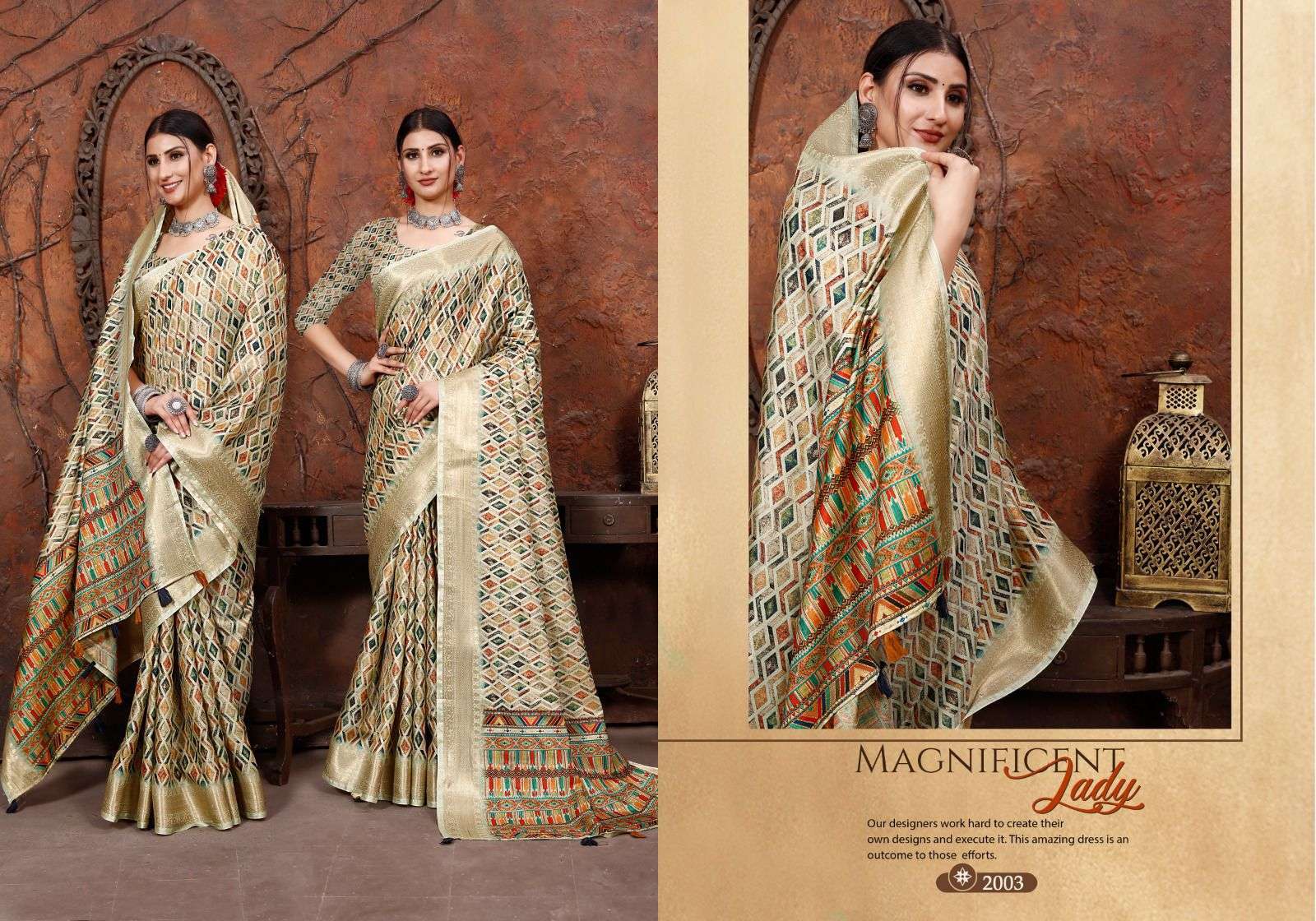 mintorsi heritage digital vol 2 series 2001-2010 Tusser Silk saree