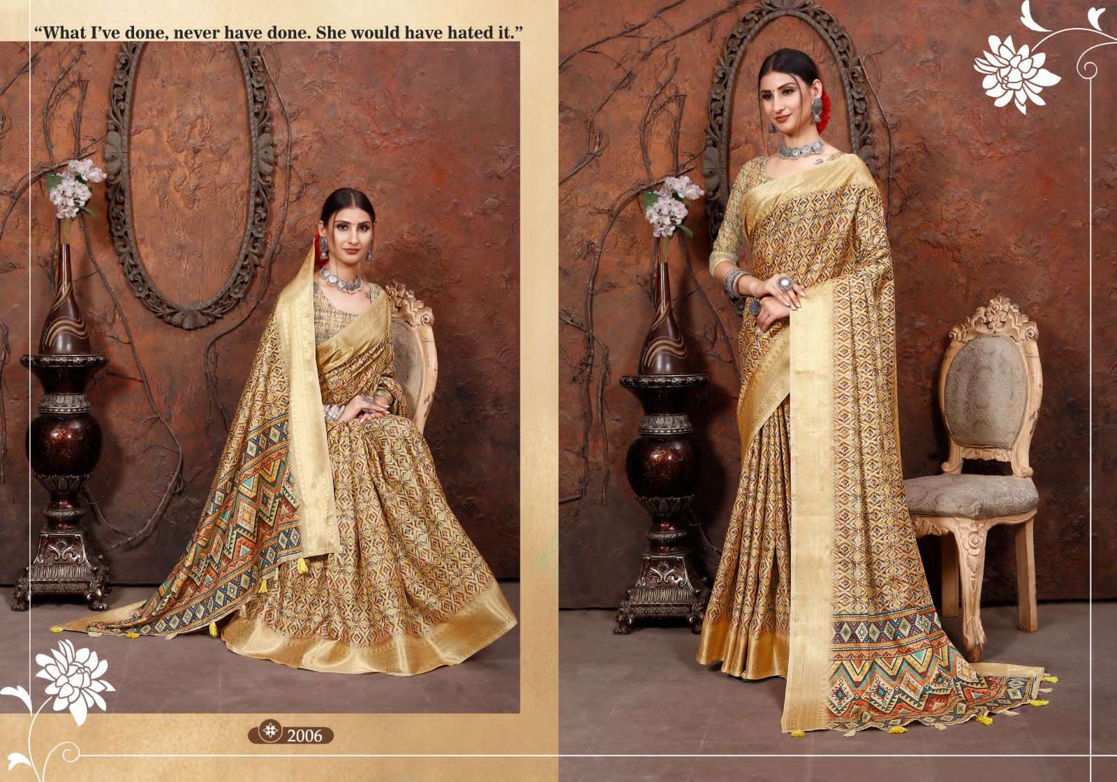 mintorsi heritage digital vol 2 series 2001-2010 Tusser Silk saree