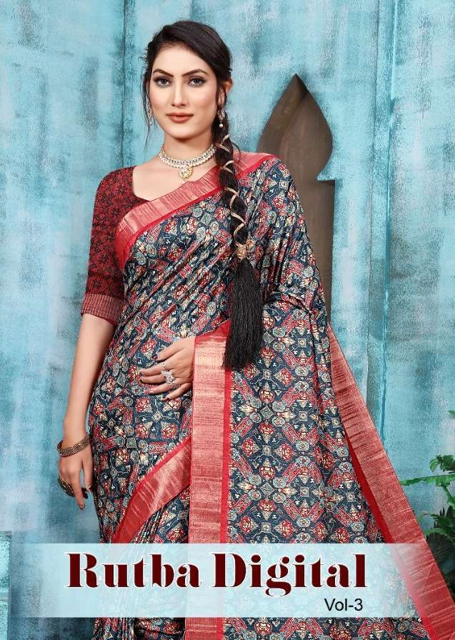 mintorsi rutba digital vol 3 series 1401-1410 banarasi cora silk saree 