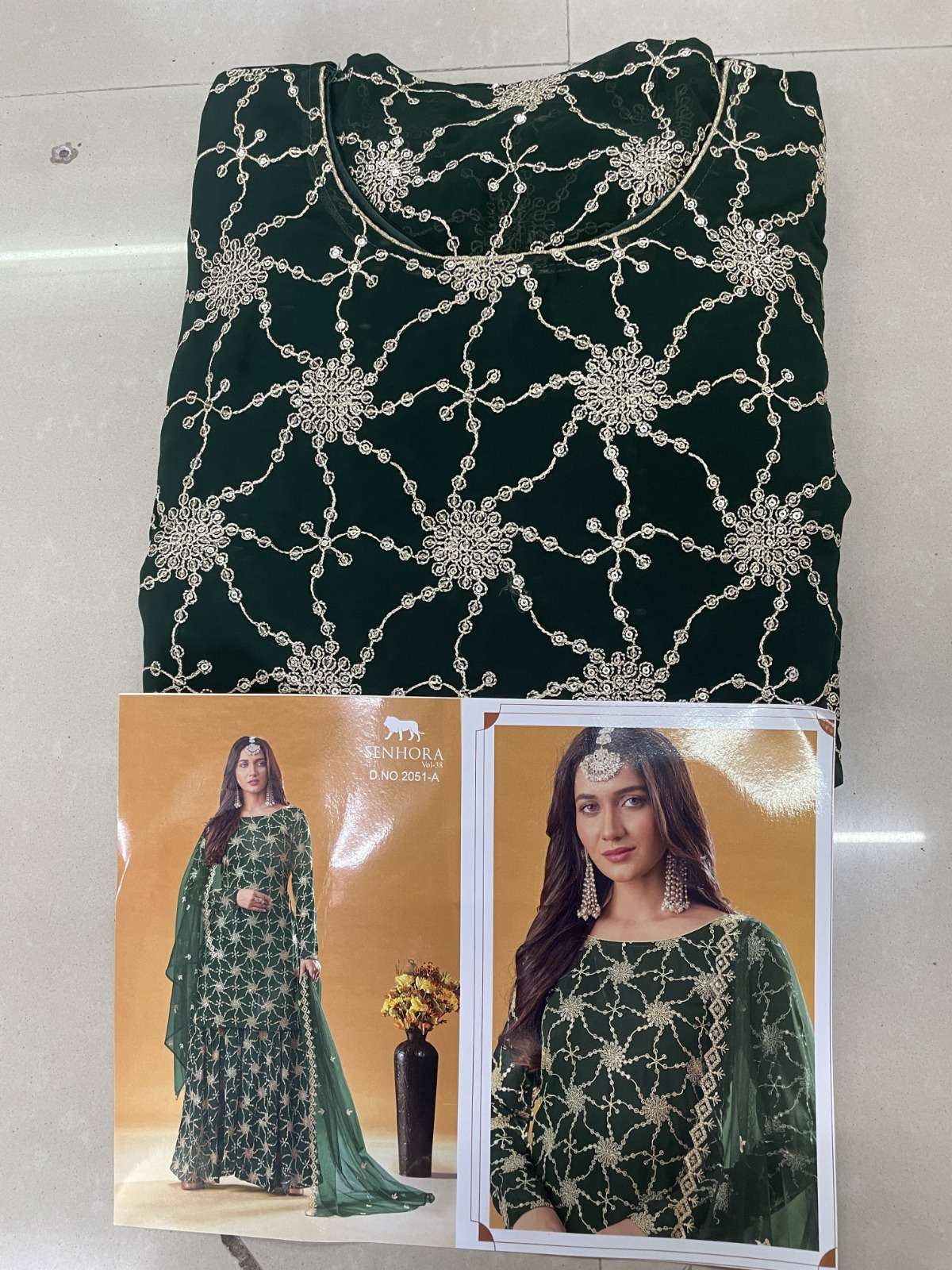 senhora dresses senhora vol 38 series 2051 pure faux georgette suit 