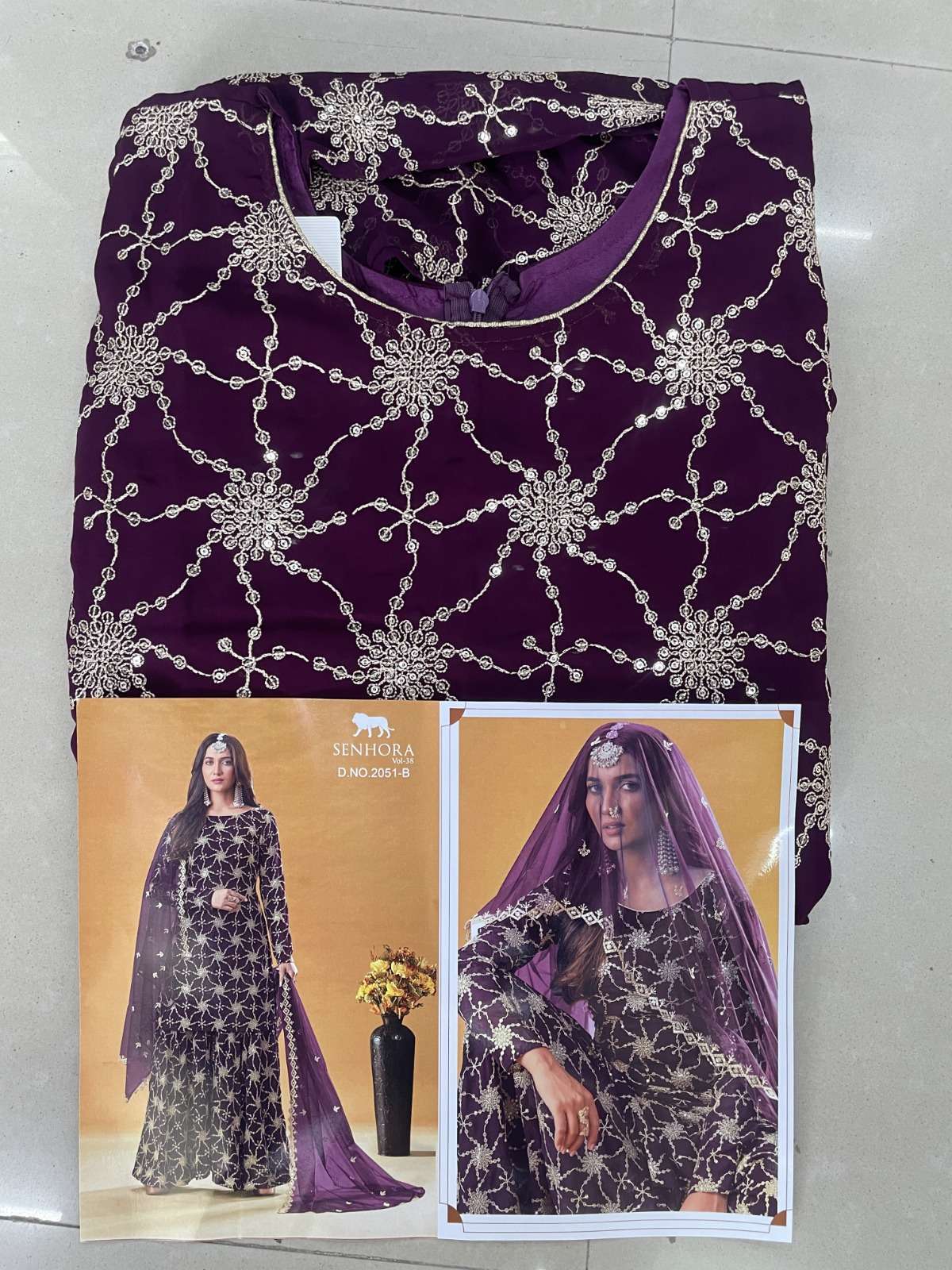 senhora dresses senhora vol 38 series 2051 pure faux georgette suit 
