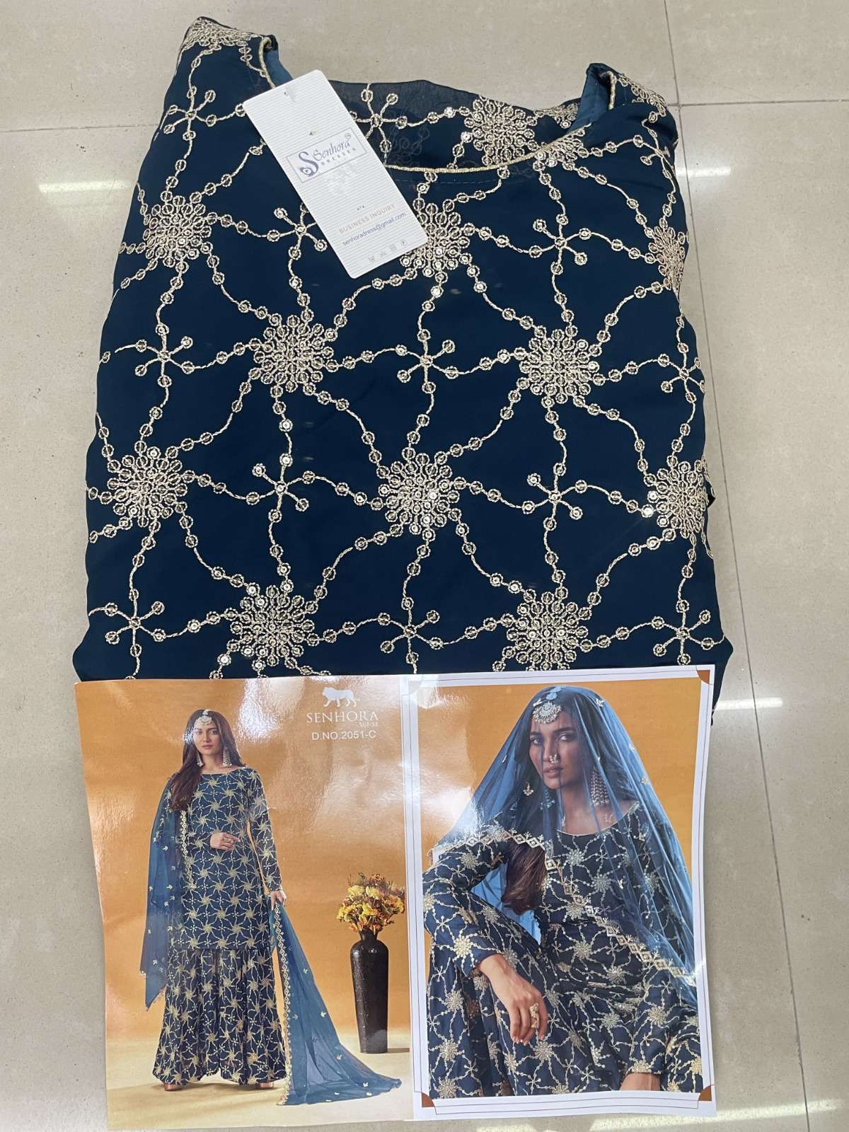 senhora dresses senhora vol 38 series 2051 pure faux georgette suit 