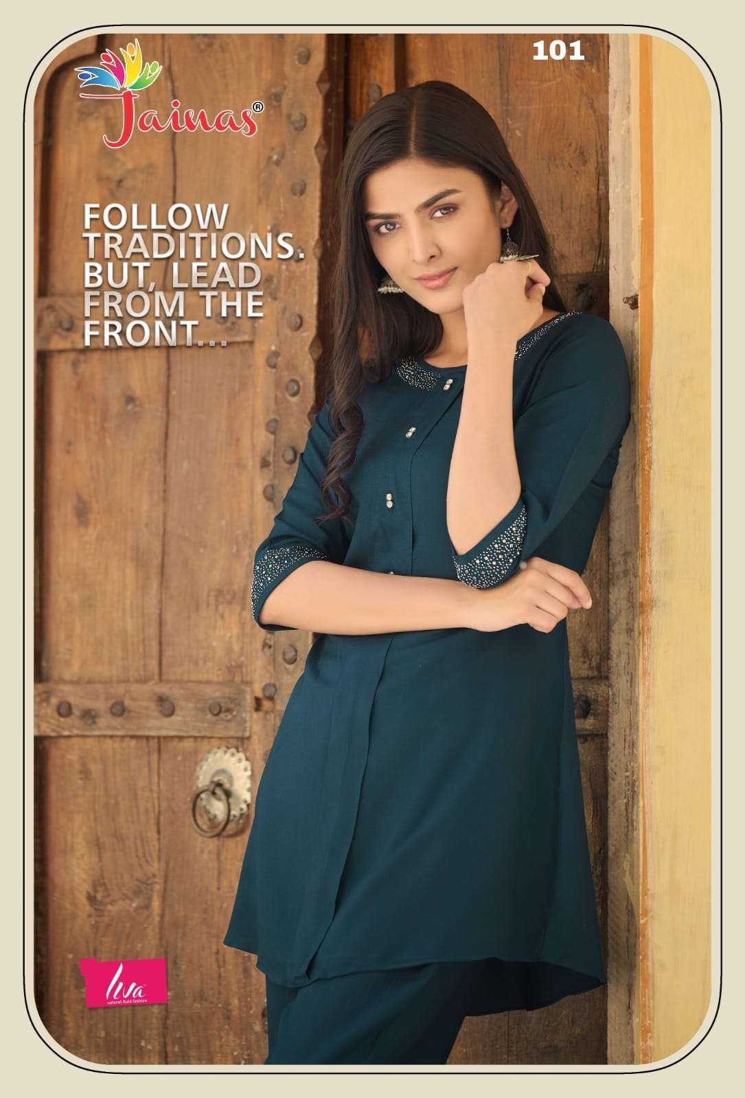 cored sets designer rayon leeva kurti 