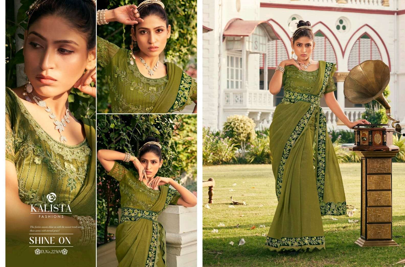 kalista fashion ruaab series 22501-22506 fancy saree
