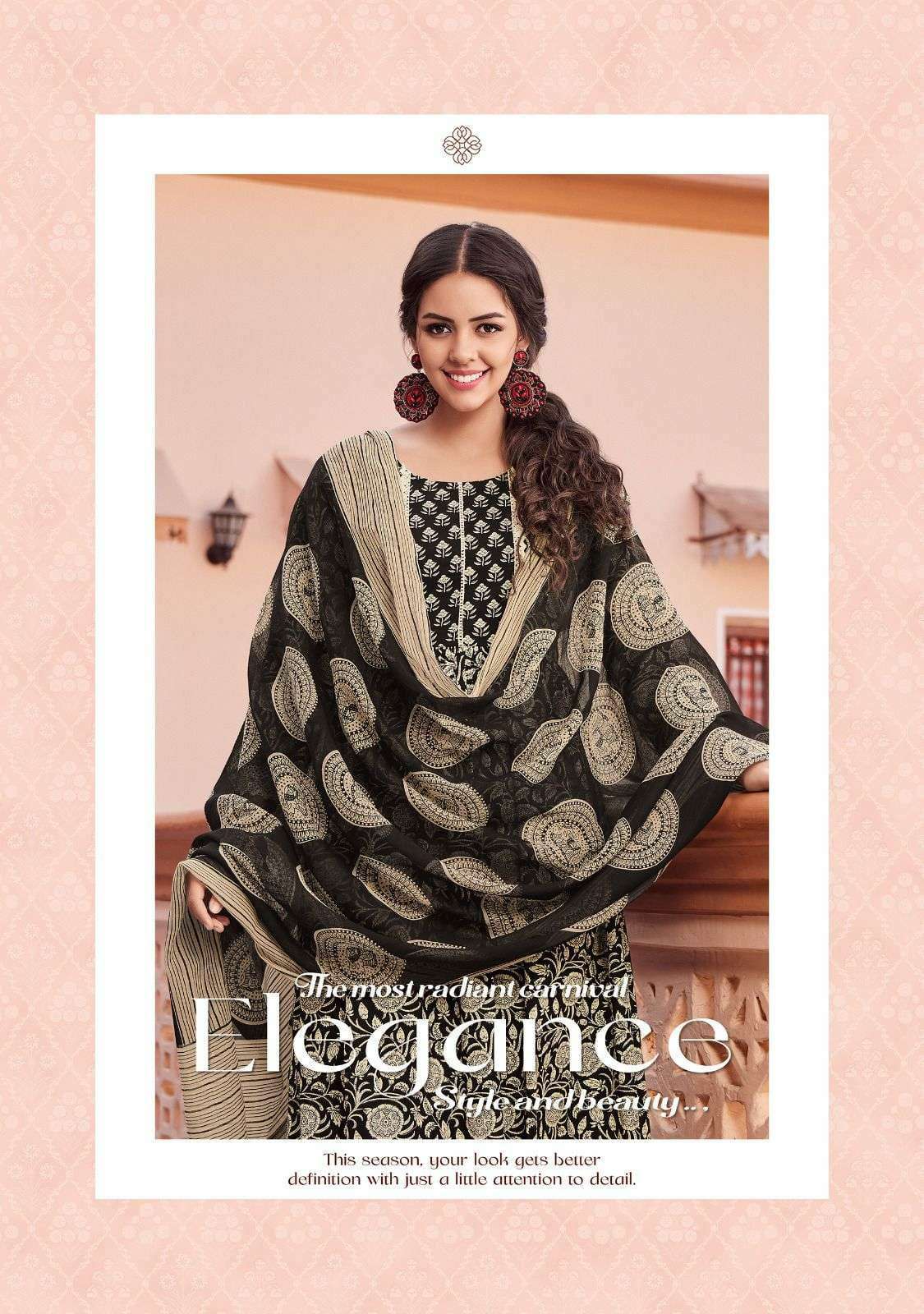 ladies flavour heritage series 1001-1004 pure cotton suit 