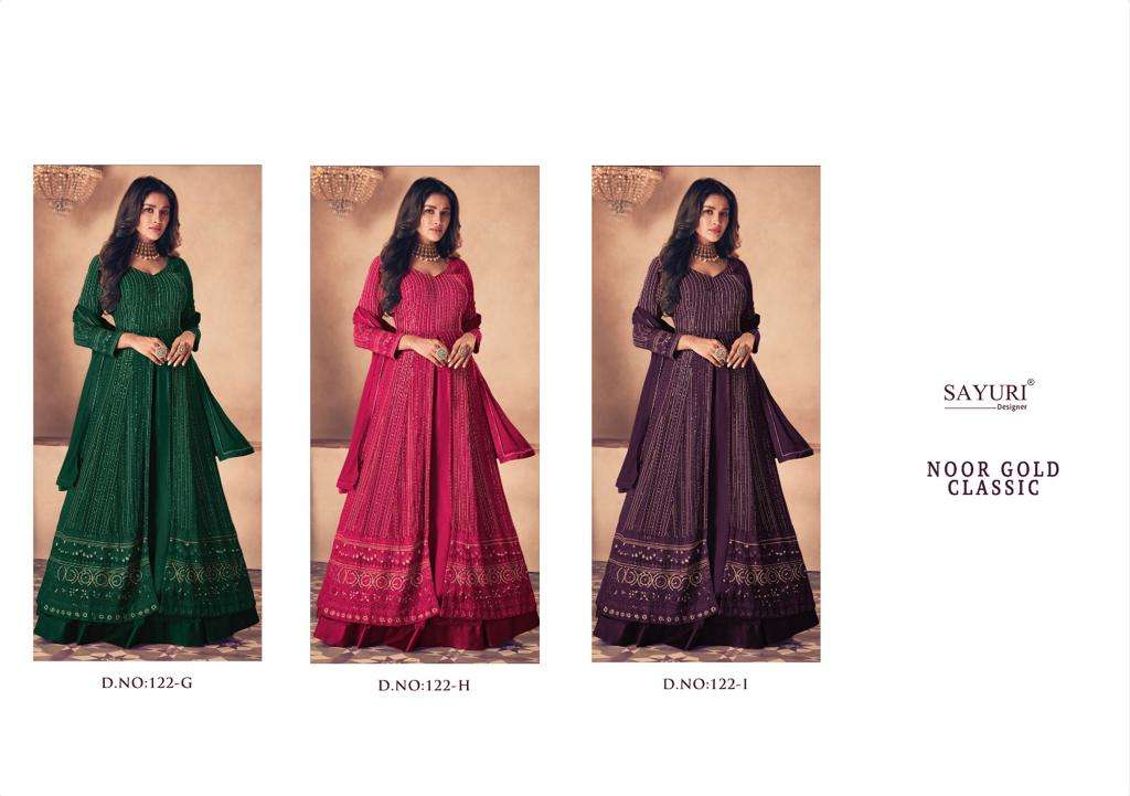 Buy Sayuri Noor Festive Wear Designer Long Gown Salwar suits