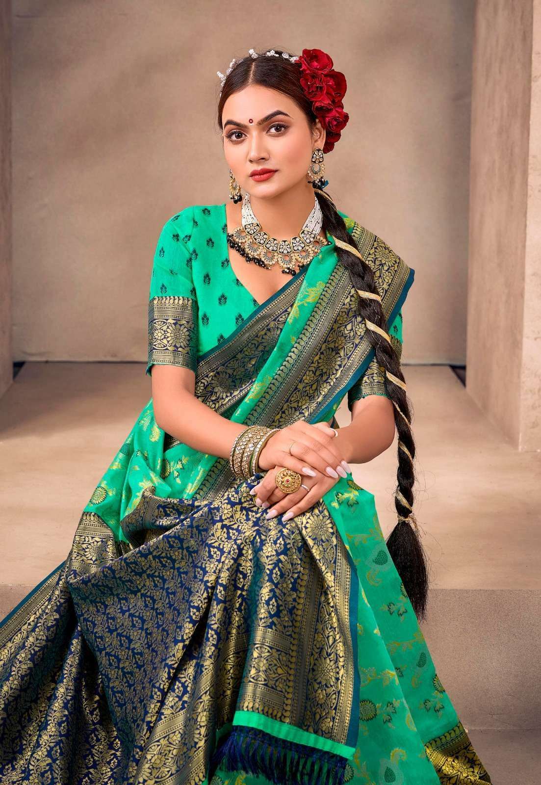 siddharth silk pushpanjali series 3801-3806 fancy saree