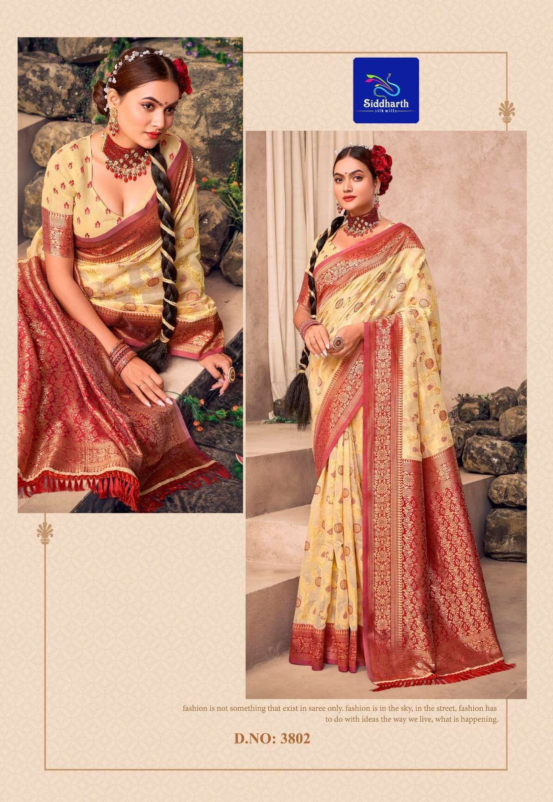 Dhaga Fashion - The fit, The glam, the shimmer. This saree is a perfect  choice for you to wear on the coming wedding season. The gorgeous silk saree  looks amazing and the