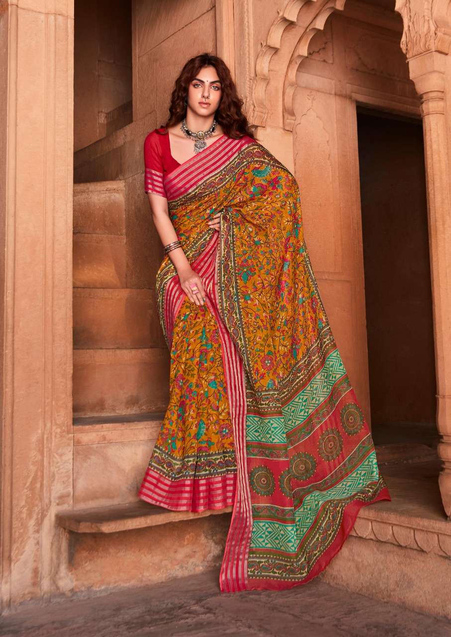 Pure Chiffon kasab & Resham Hand Work Saree. – fab-persona