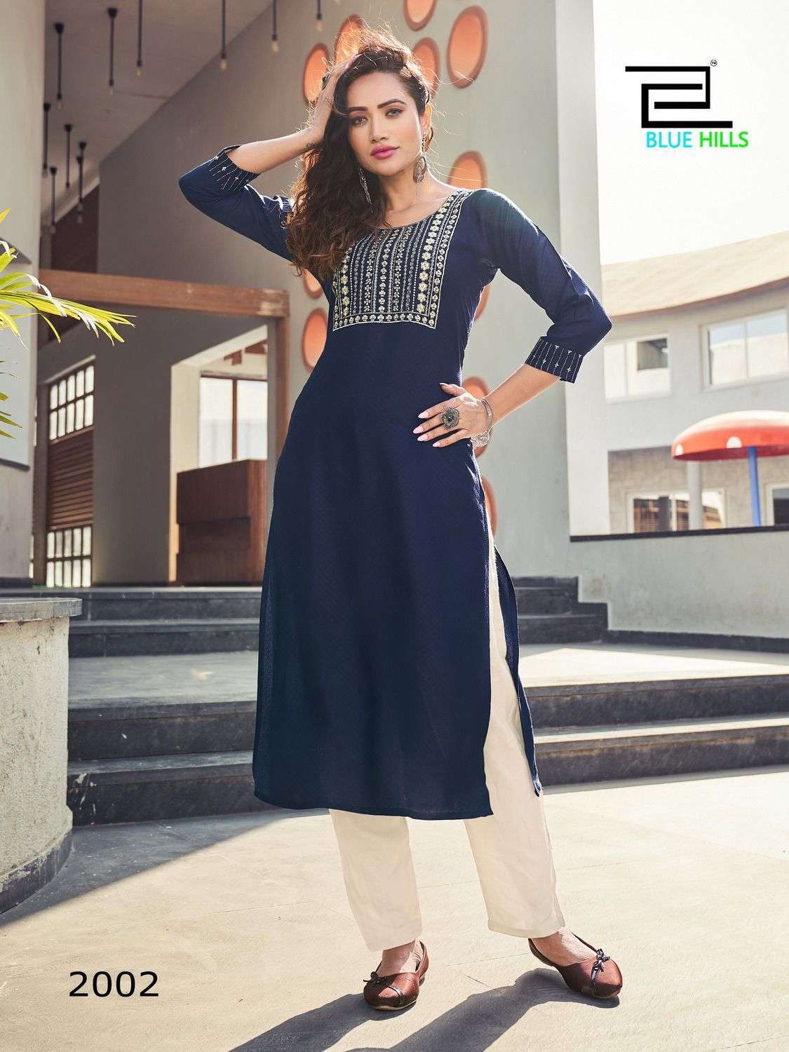 blue hills colorbar vol 20 series 2001-2008 Viscose Dobby kurti