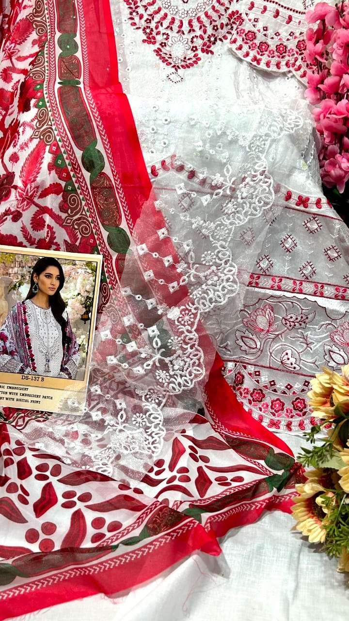 dinsaa suit roohi color designer cambric suit 