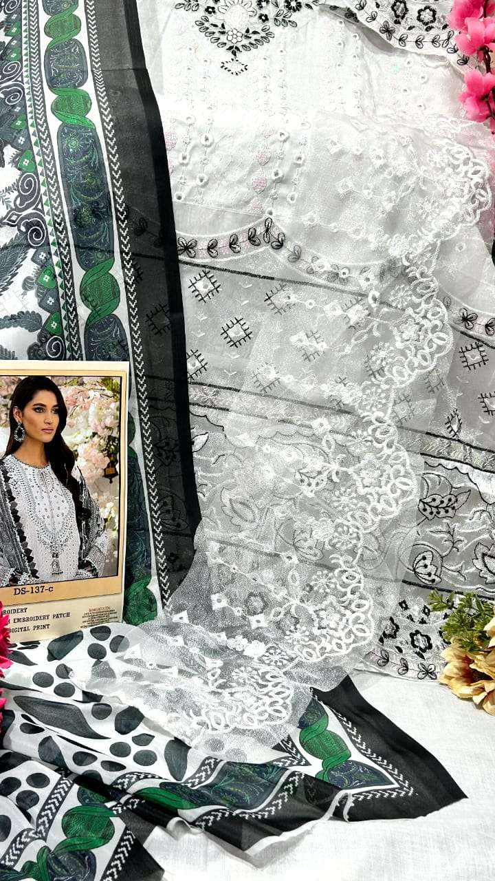 dinsaa suit roohi color designer cambric suit 