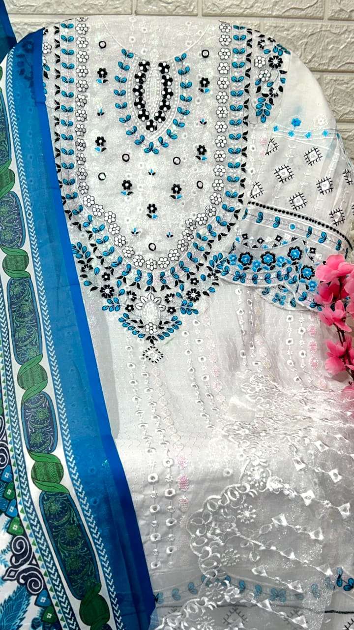 dinsaa suit roohi color designer cambric suit 