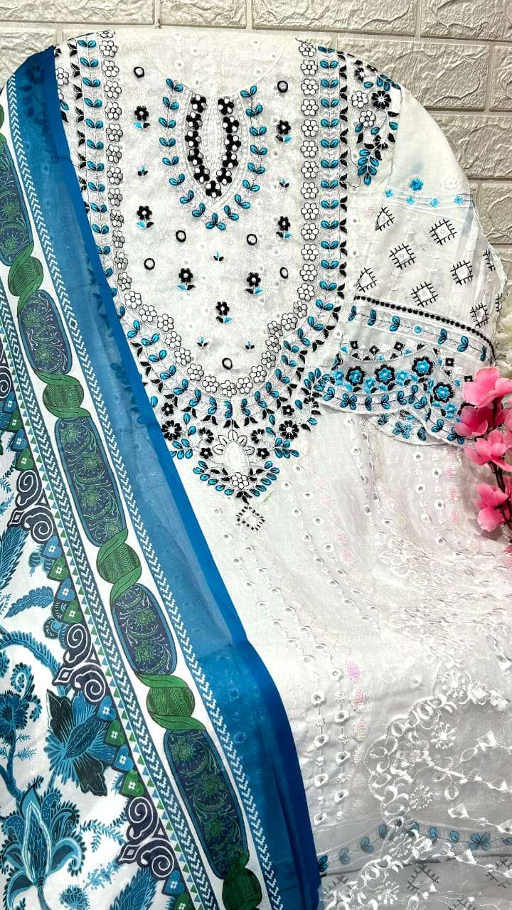 dinsaa suit roohi color designer cambric suit 