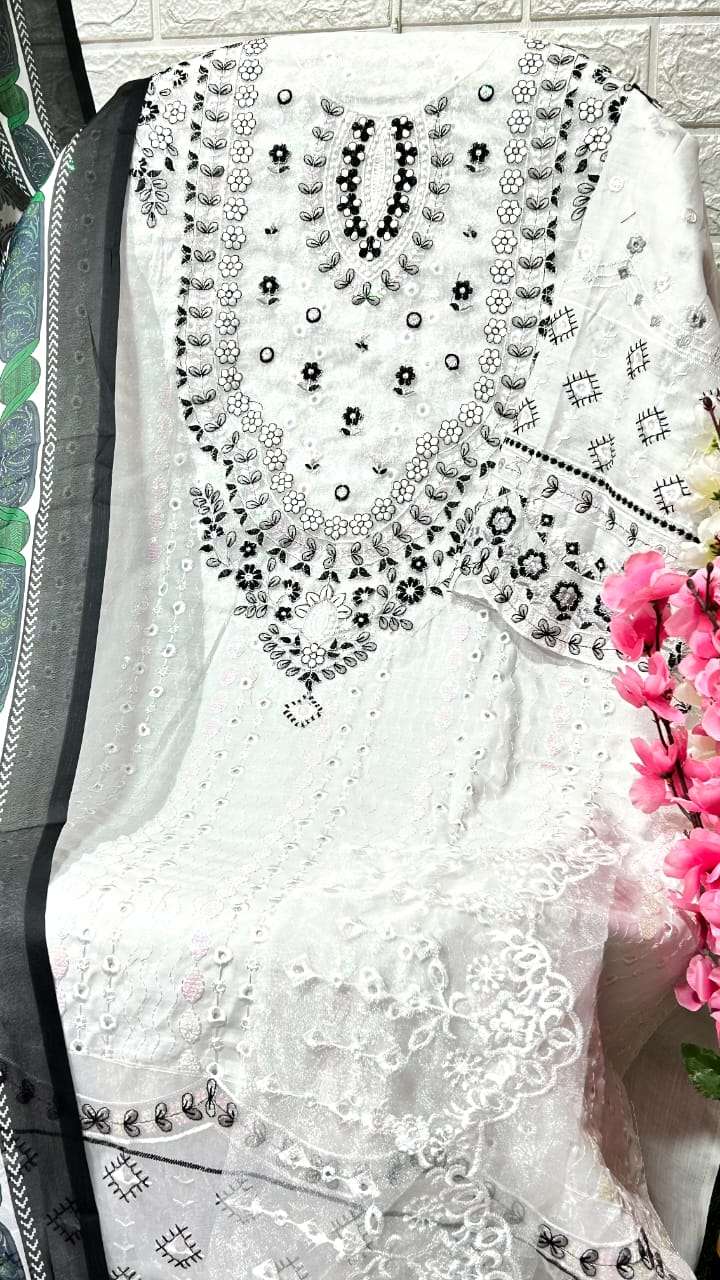 dinsaa suit roohi color designer cambric suit 
