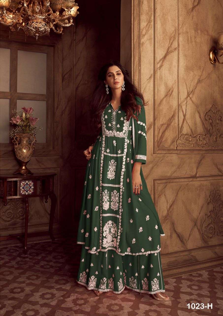 lakhnawi vol 4 dark color designer heavy rayon suit