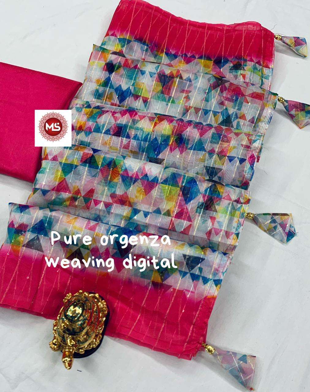 ms brand designer pure soft weaving organza suit 