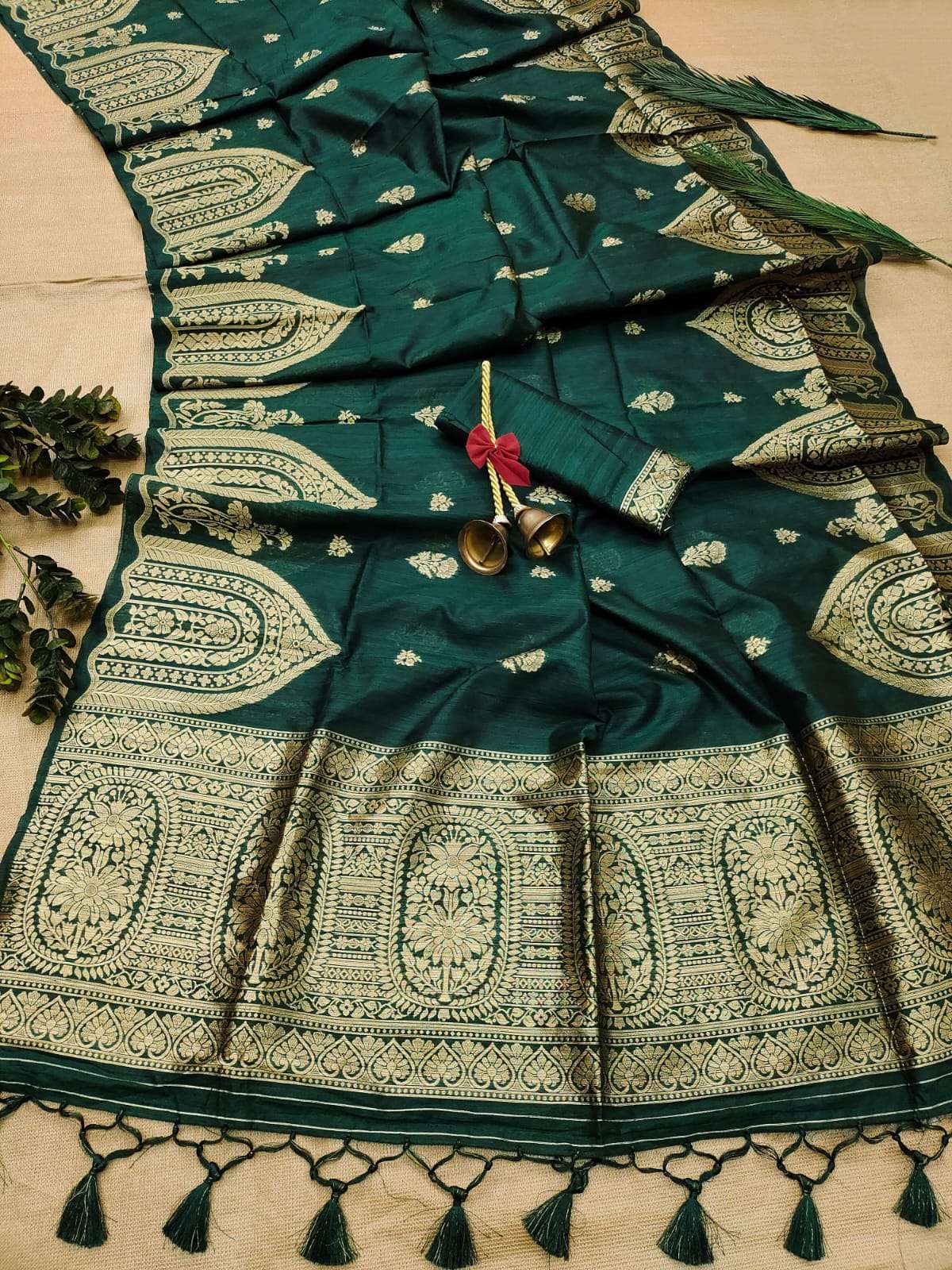 rajgharana sparsh designer tussar silk weaving saree