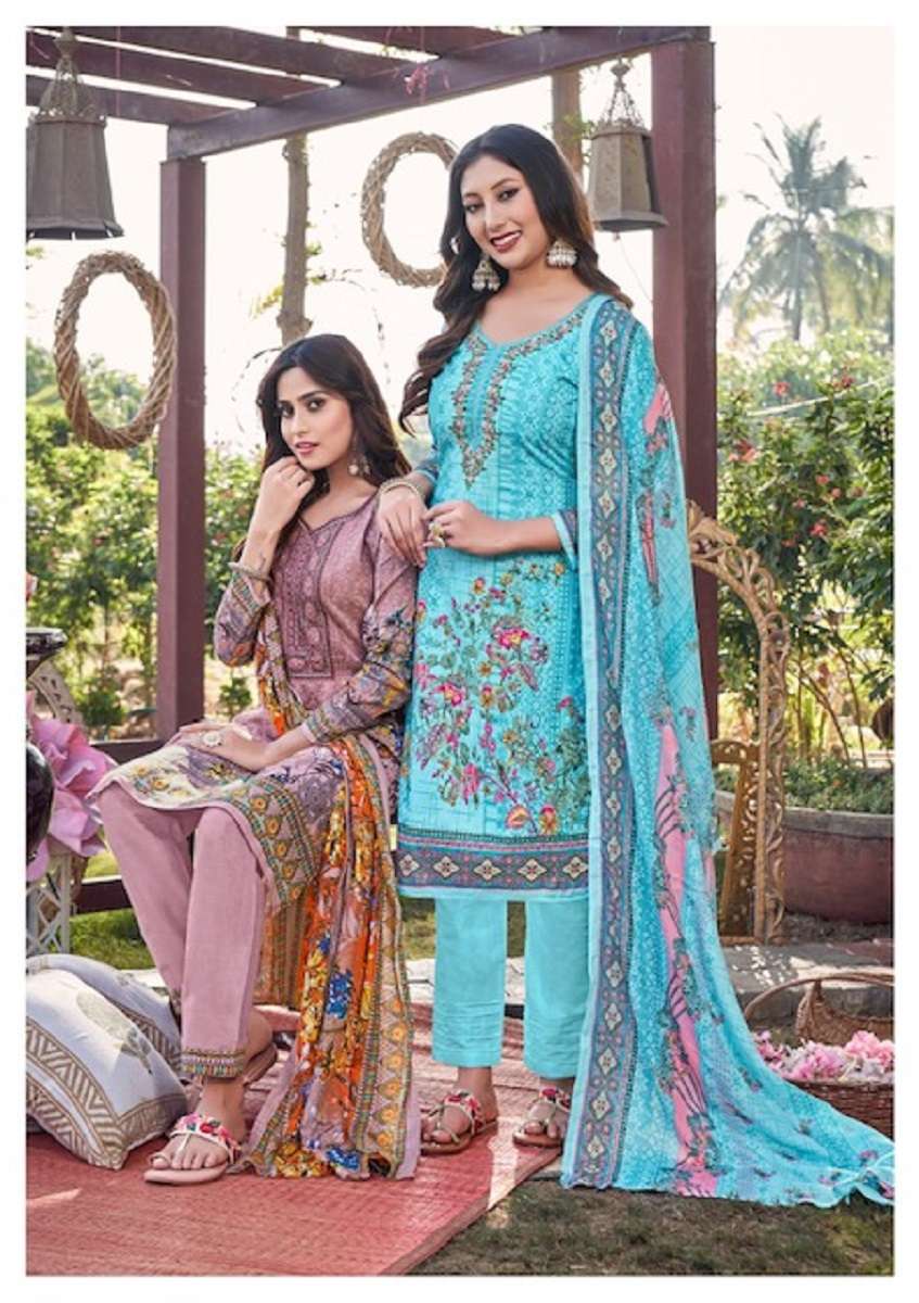 Gull A Ahmed Dastoor series 1001-1008 Pure lawn Cotton suit