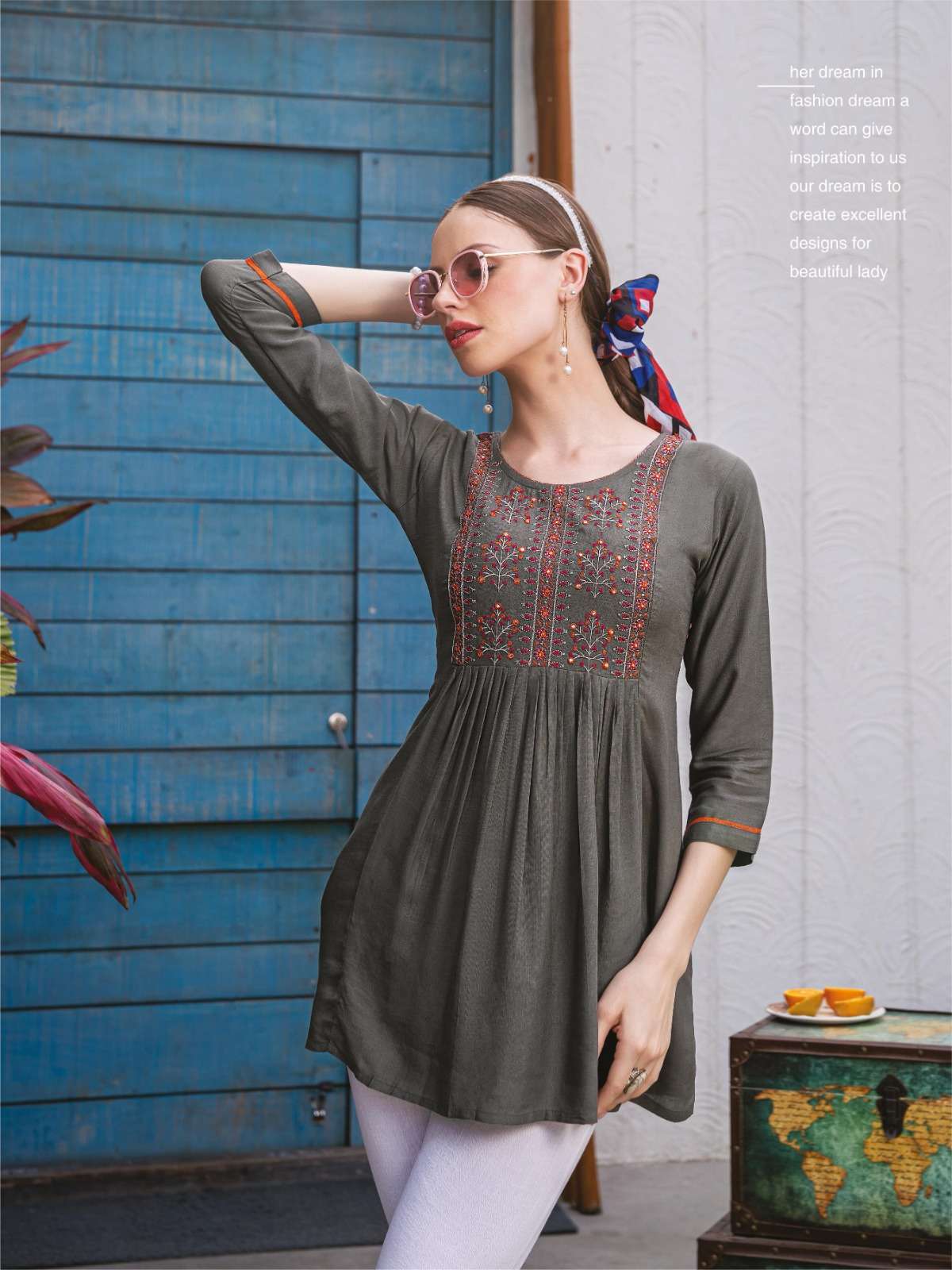 heritage kajree vol 4 series 401-407 rayon slub kurti 