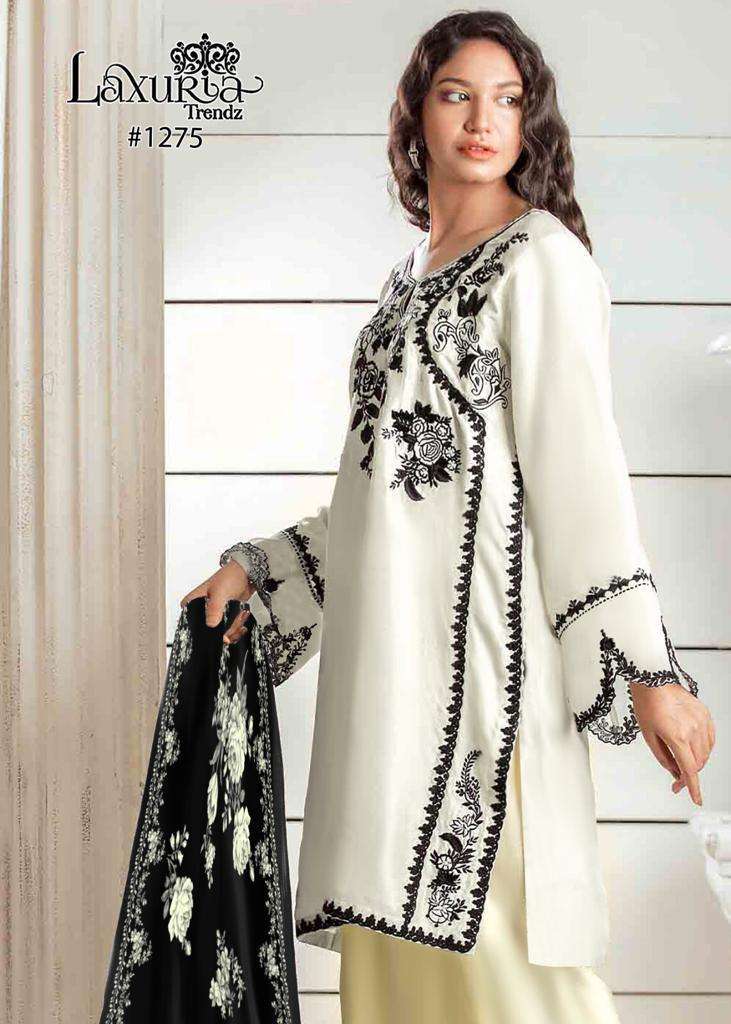 laxuria 1275 faux georgette readymade suit 