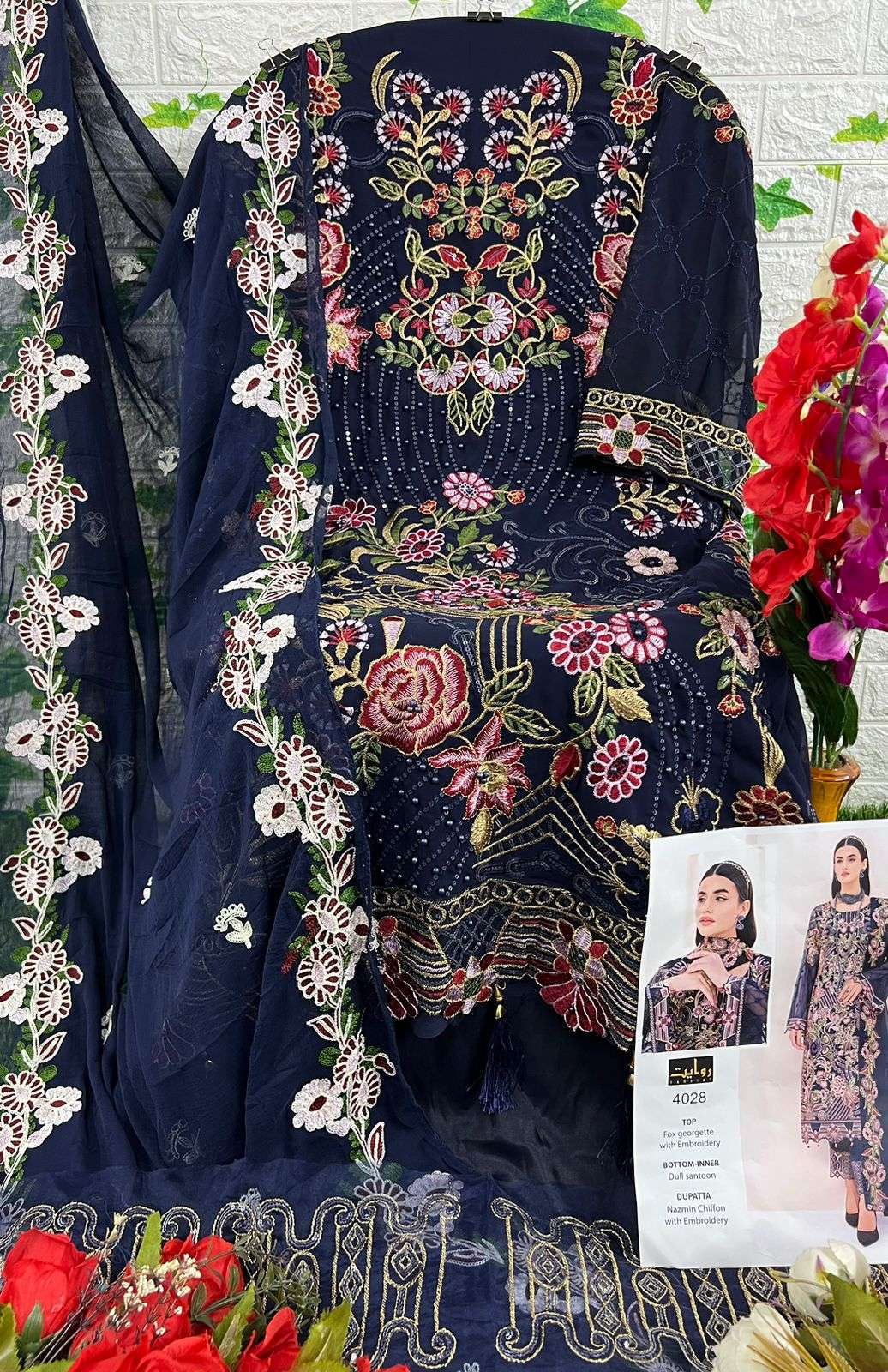 rawayat rangoon colors vol 14 series 4027-4030 faux georgette suit 