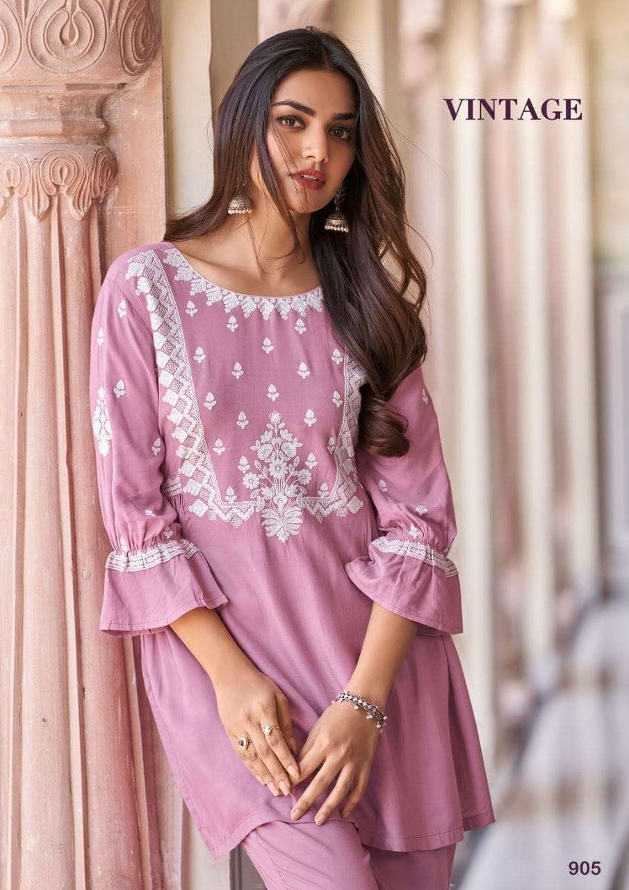 vintage designer heavy rayon coord sets