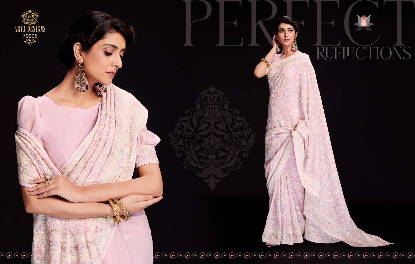 Swarna saree style on sale