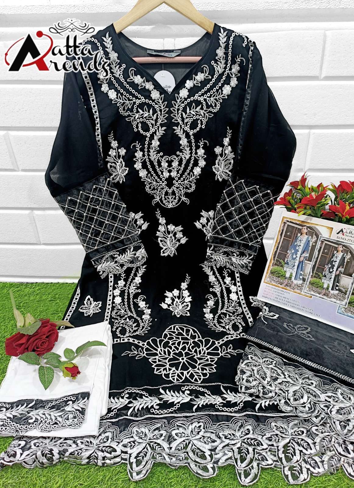 atta trendz 2712 new colors Pure Georgette suit