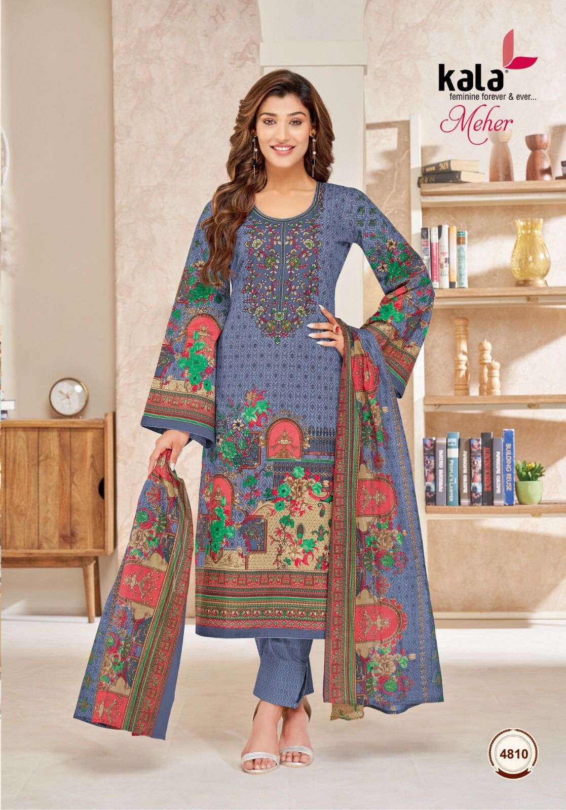 Buy online Ladies Suit from Suits & Dress material for Women by Mehak  Textile for ₹600 at 14% off