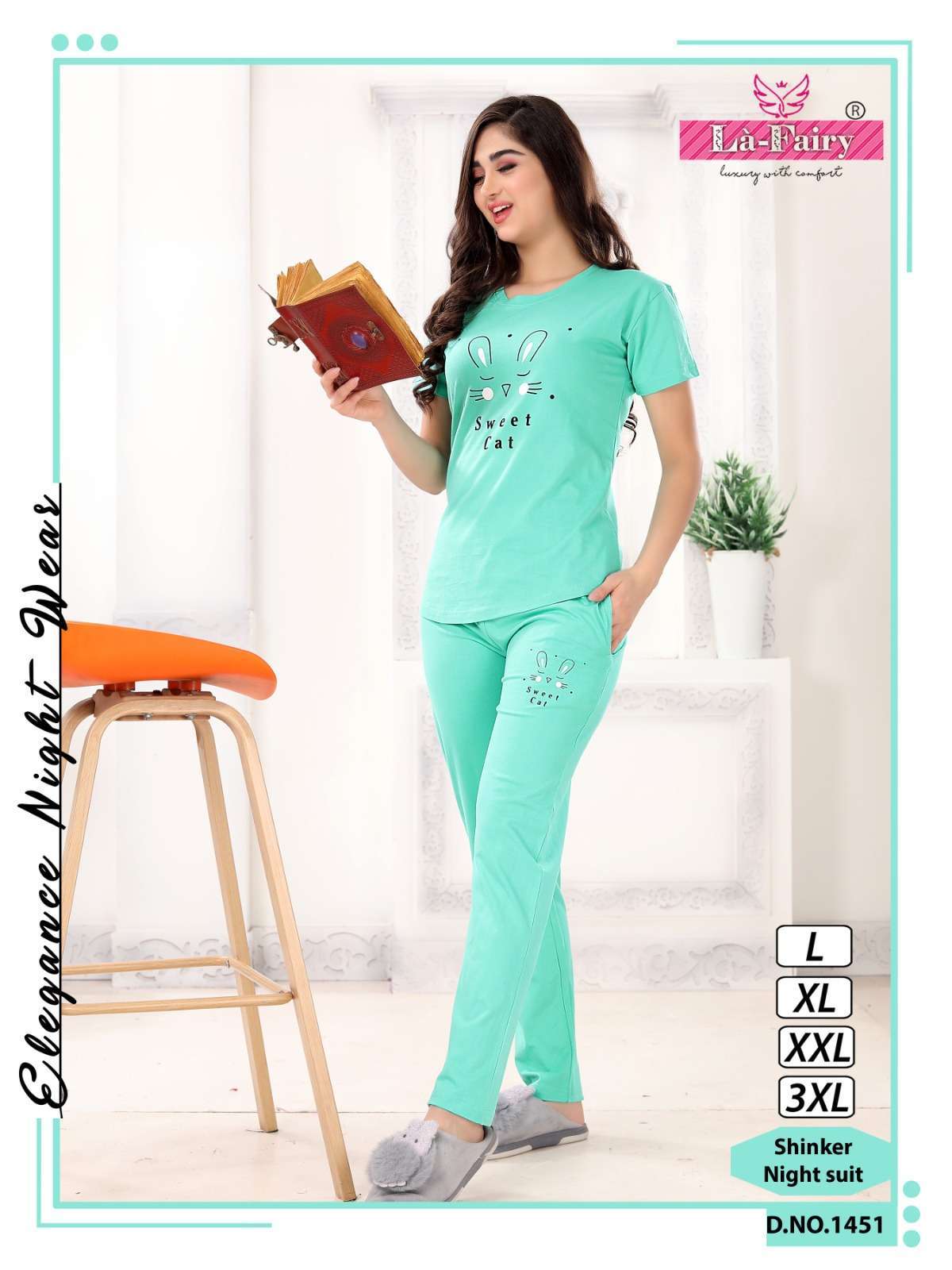 la fairy 1451 new colors shinker hosiery comfortable night suits
