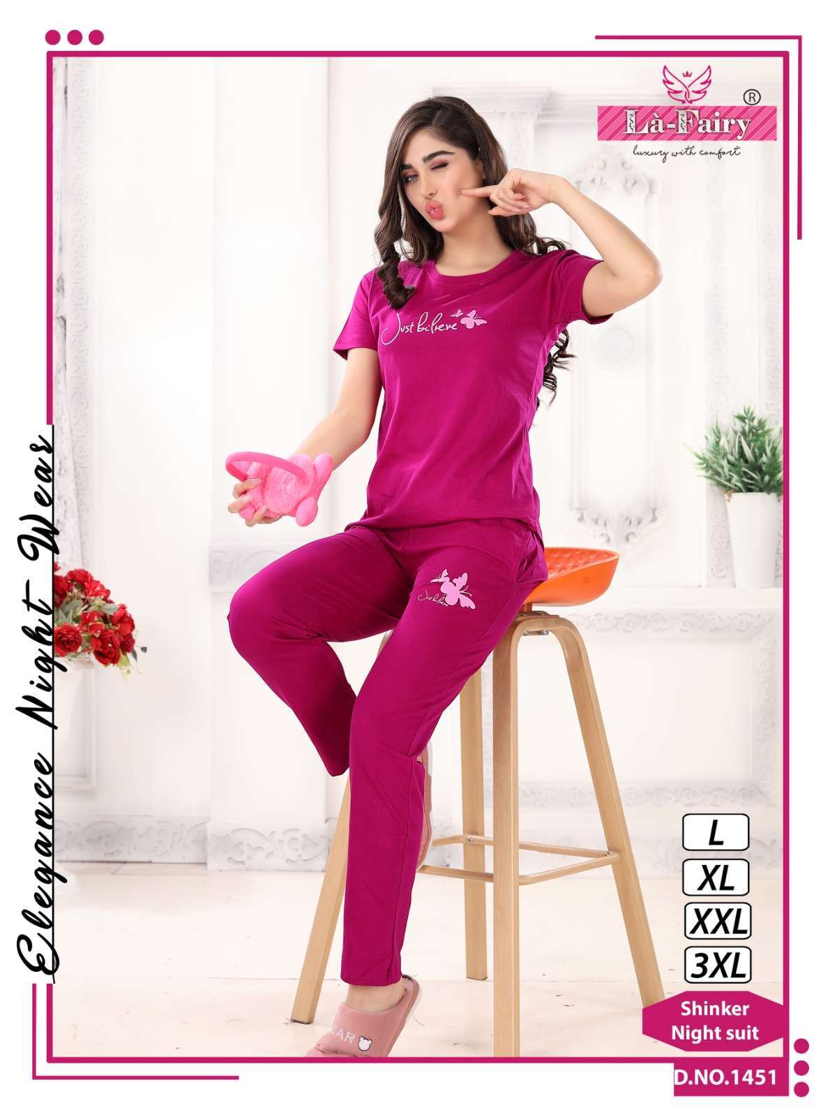 la fairy 1451 new colors shinker hosiery comfortable night suits