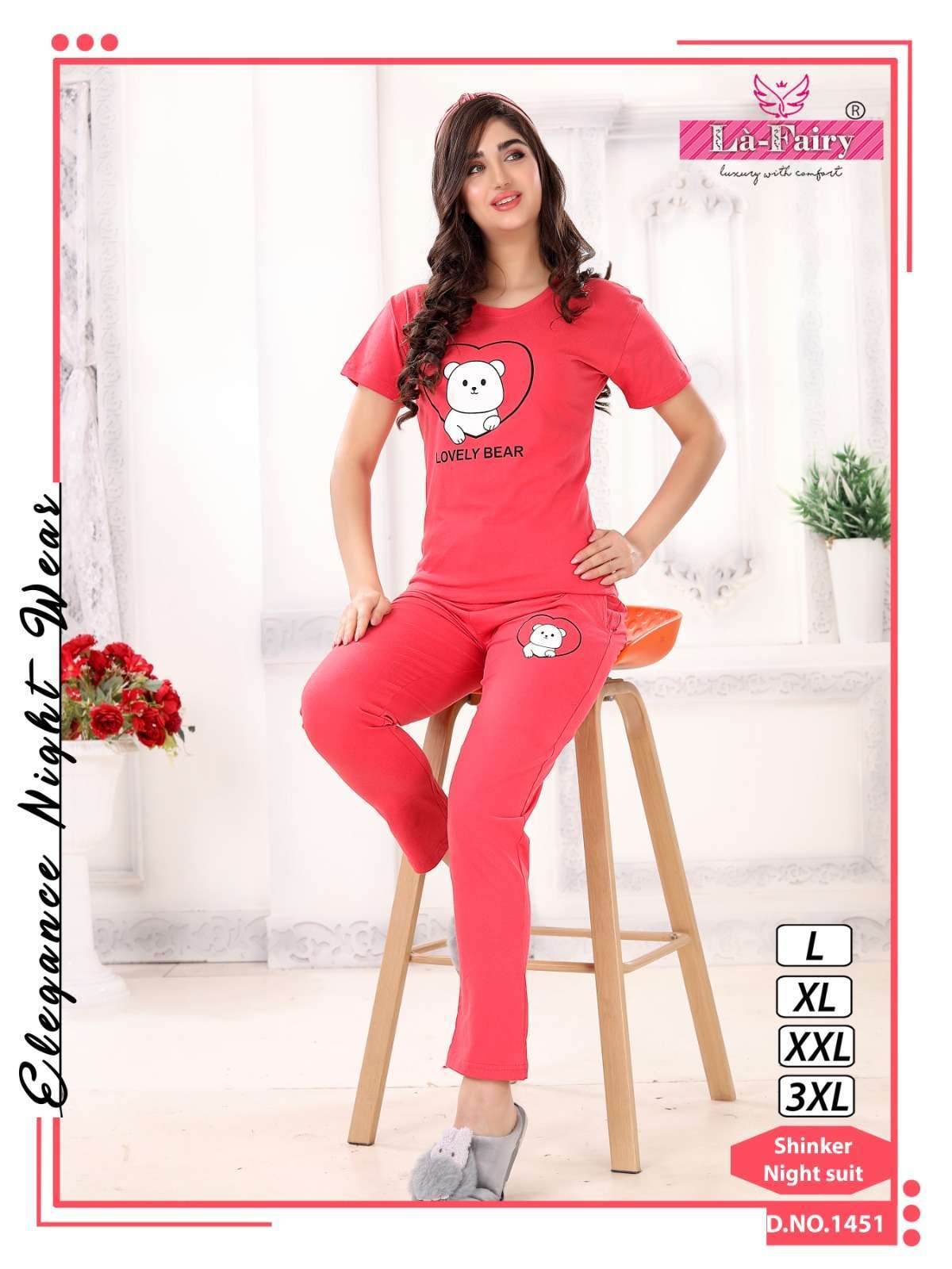 la fairy 1451 new colors shinker hosiery comfortable night suits