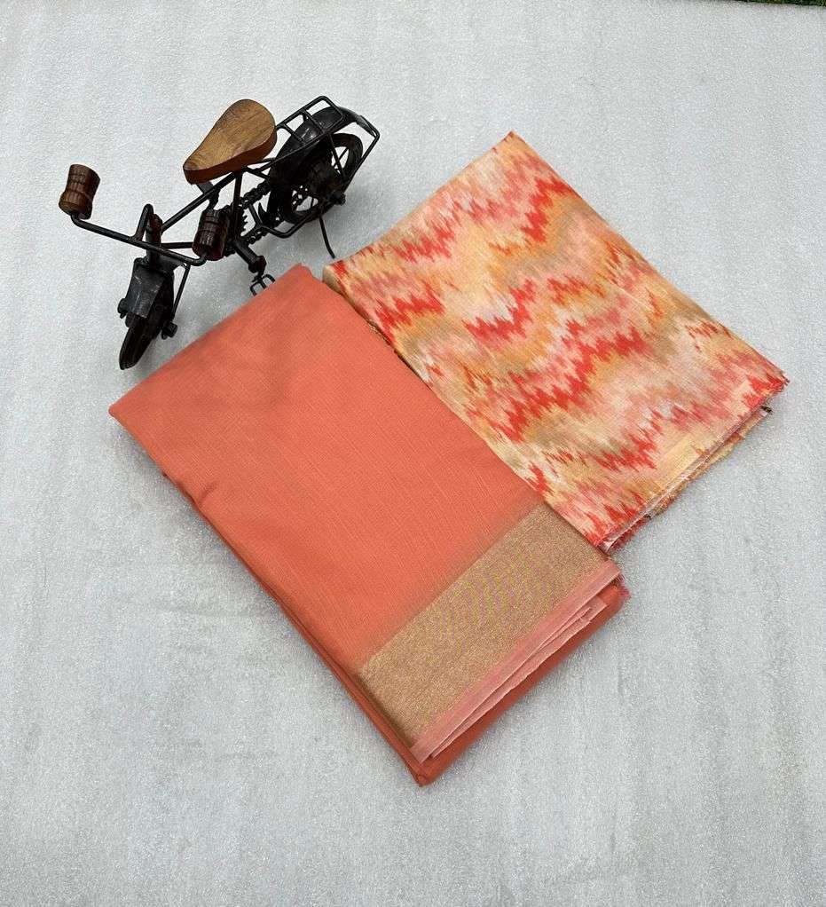 ms brand designer soft cotton fabric sibori print saree