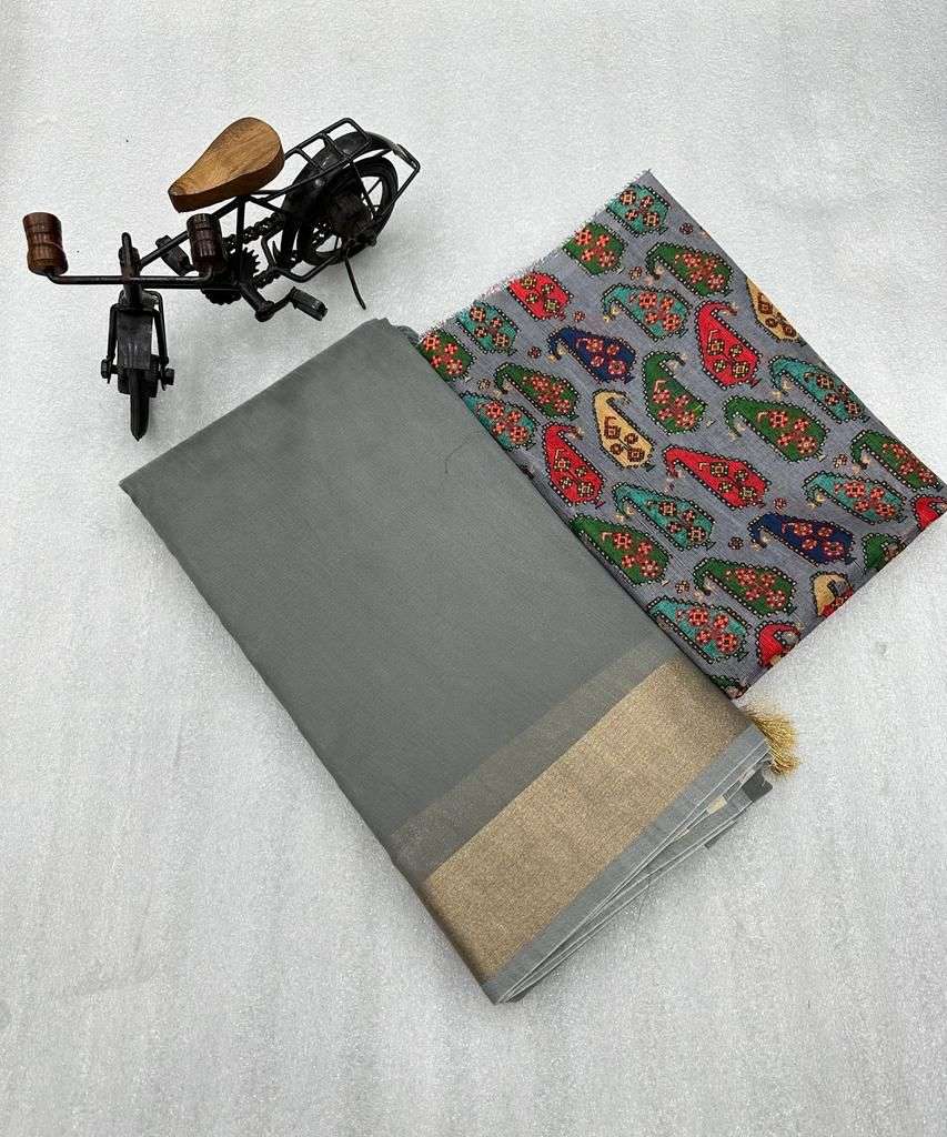 ms brand designer soft cotton fabric sibori print saree