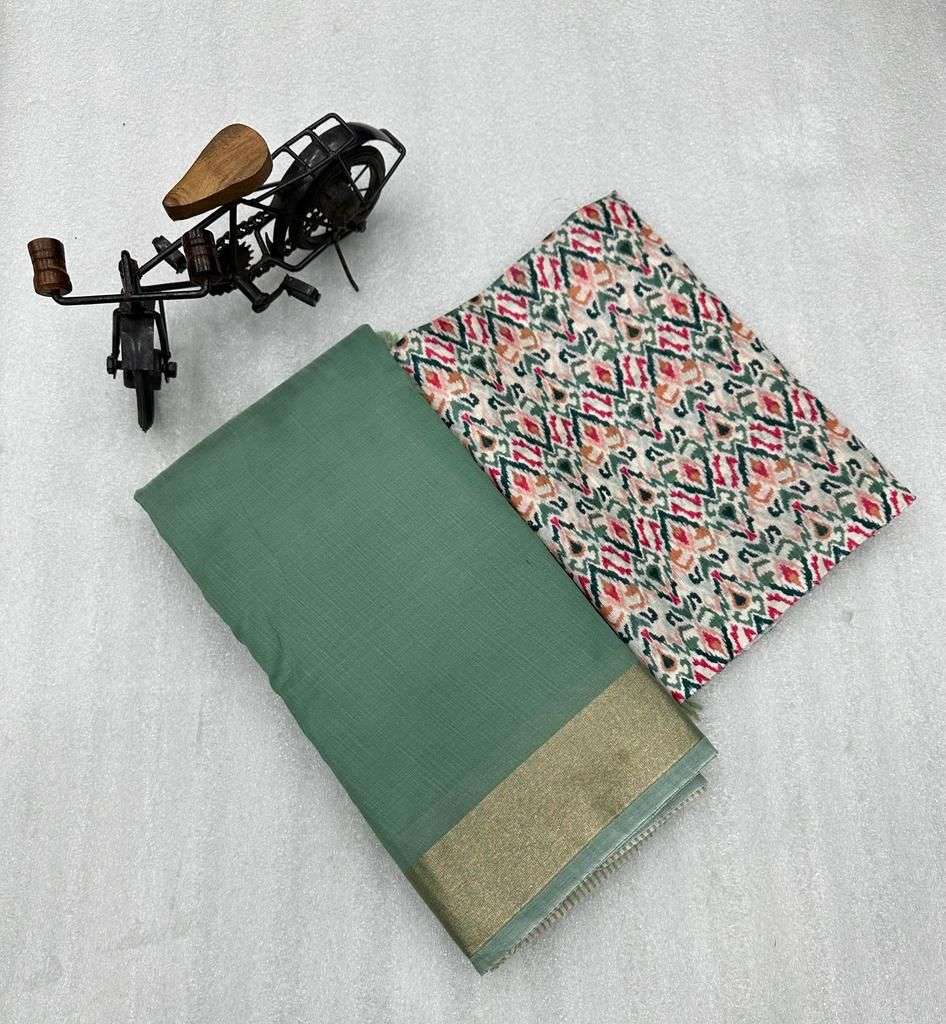 ms brand designer soft cotton fabric sibori print saree