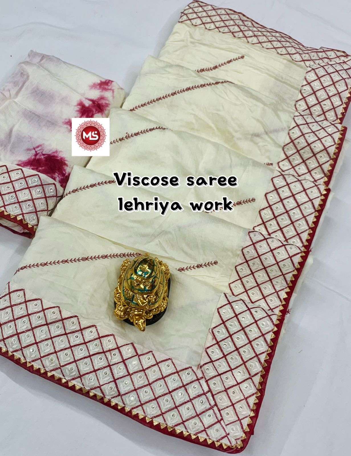 ms brand designer soft cotton fabric sibori print saree