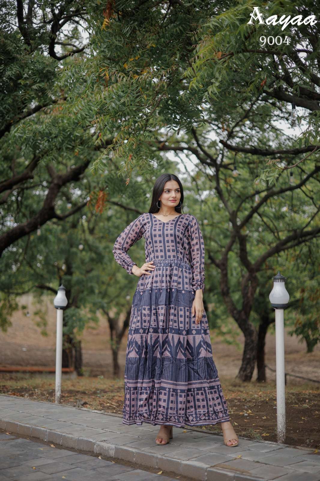 Pink chanderi floral printed dress by The Weave Story | The Secret Label