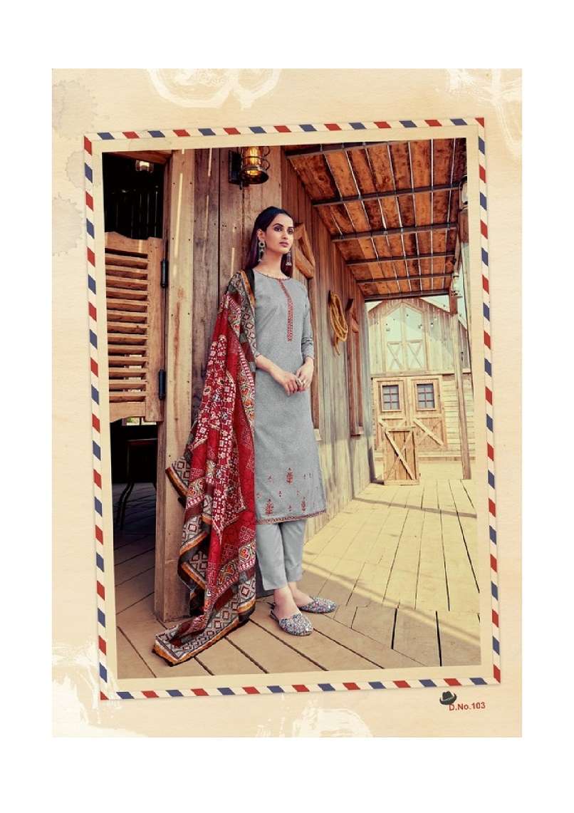 Buy Beige-Green Color Handwoven Jamdani Cotton Suit Set with Tassel Dupatta  49261/1 | FFAB