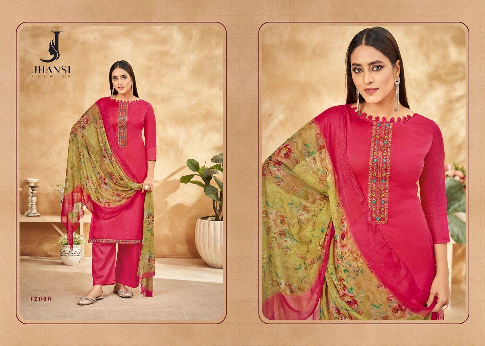 Buy Designer Unstitched Jam Cotton Salwar suit with Dupatta Online In India  At Discounted Prices