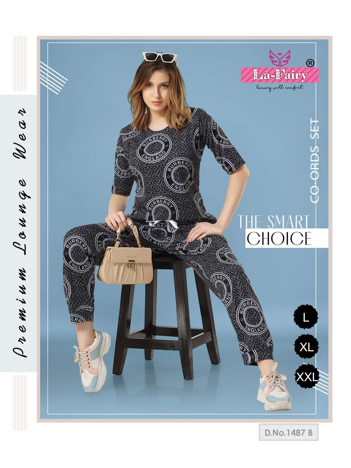la fairy 1486 Imported fabric fancy cord set airport look tunic with pant combo set