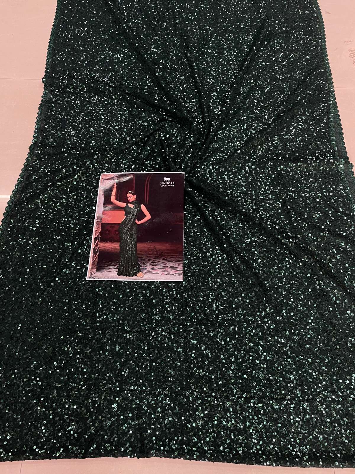 senhora emerald vol 34 Georgette With Thread & Dual Sequence Work saree