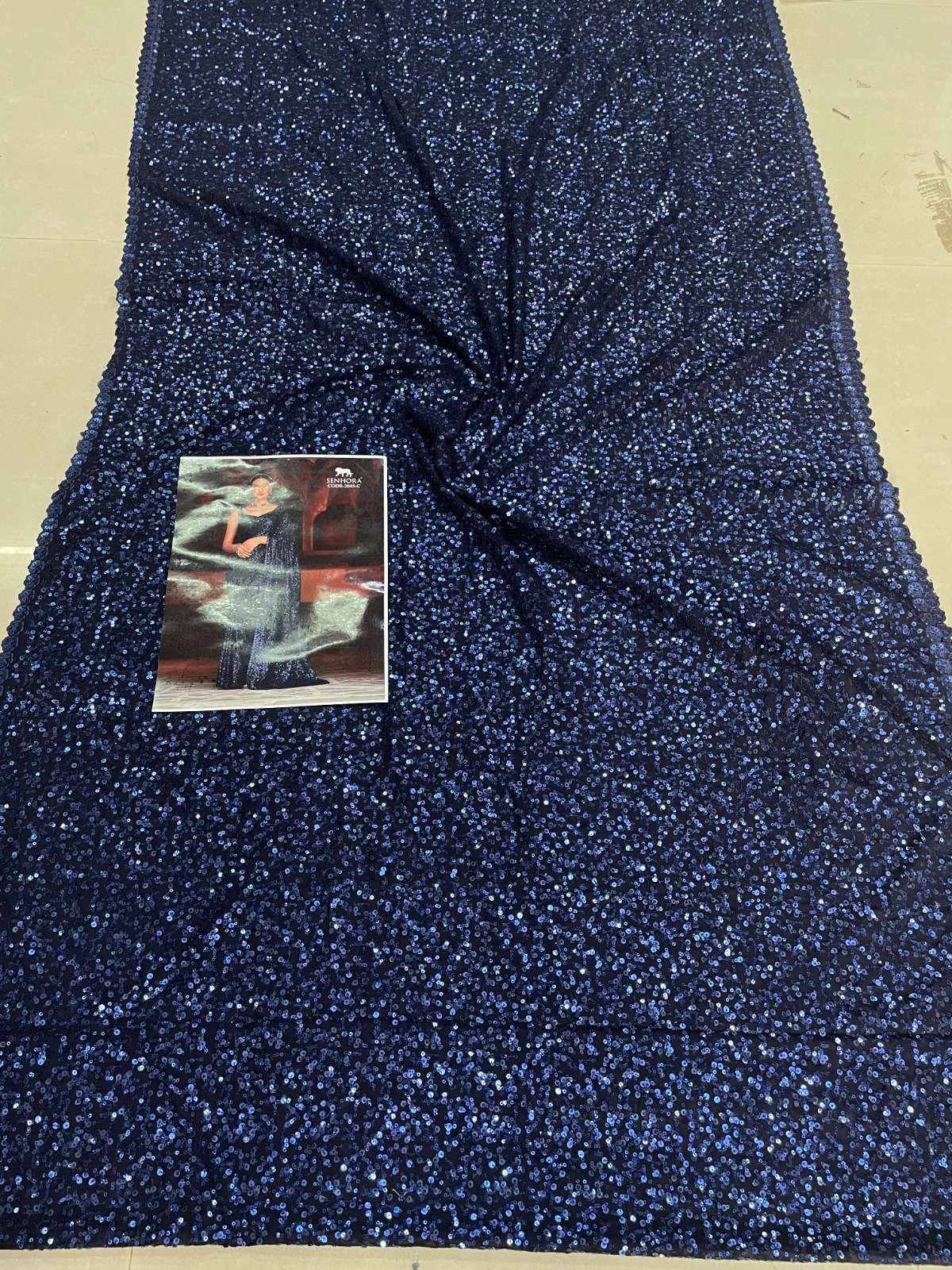 senhora emerald vol 34 Georgette With Thread & Dual Sequence Work saree