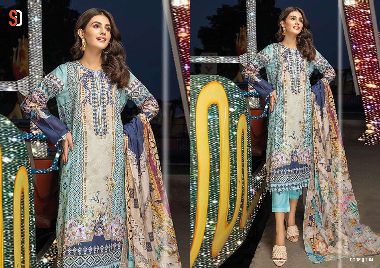 shraddha vintage vol 11 series 1101-1104 lawn cotton suit 