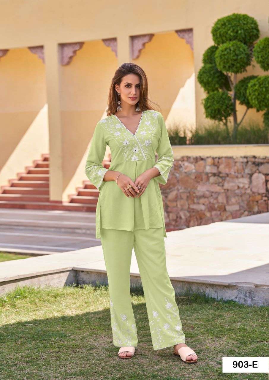 vintage silver designer heavy rayon co ord sets 
