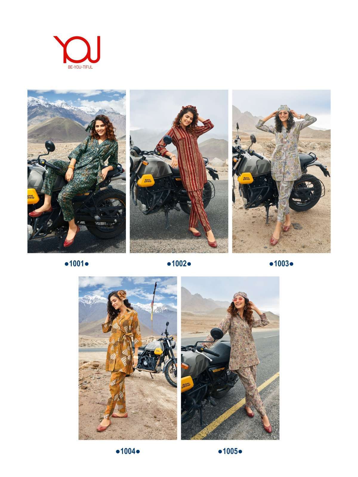 you wanna fab cordset series 1001-1005 pure modal co ord sets